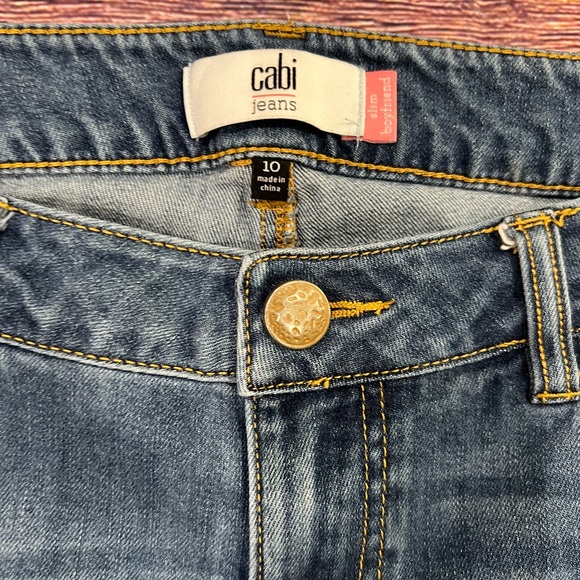Cabi Slim Boyfriend Jeans 10 - Picture 3 of 5